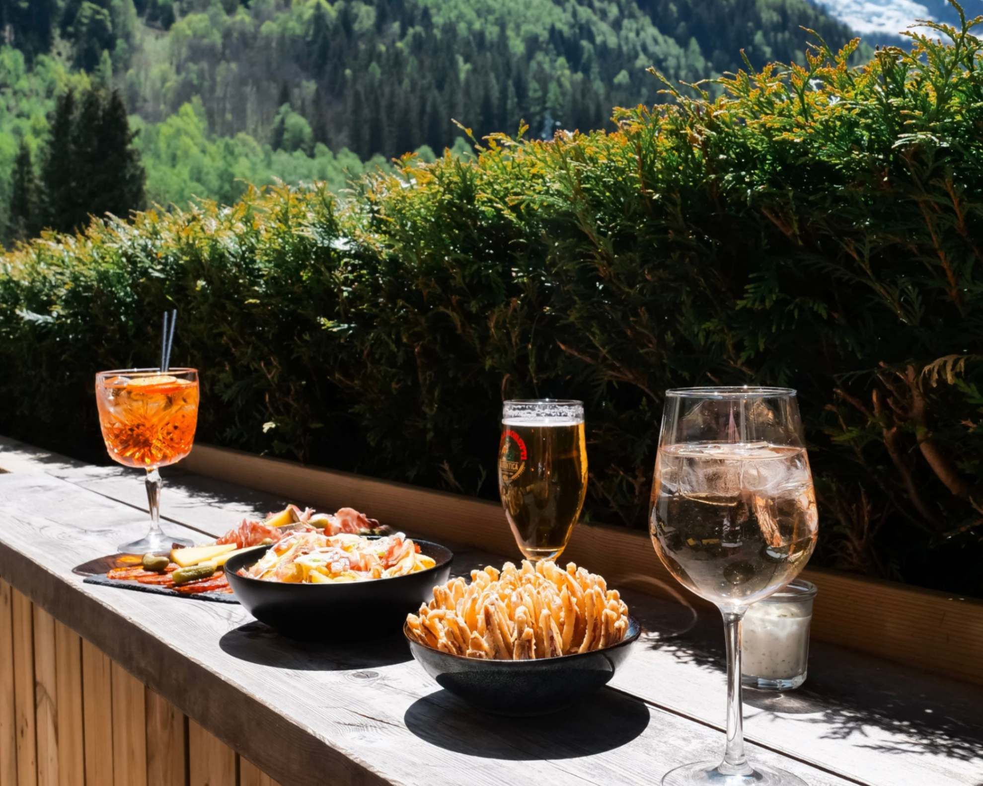 Bar & restaurant with terrace in Chamonix
